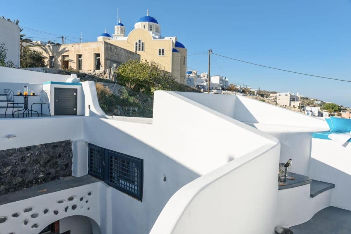 산토리니 Santorini Traditional Apt With Private Hot Tub 아파트 외부 사진